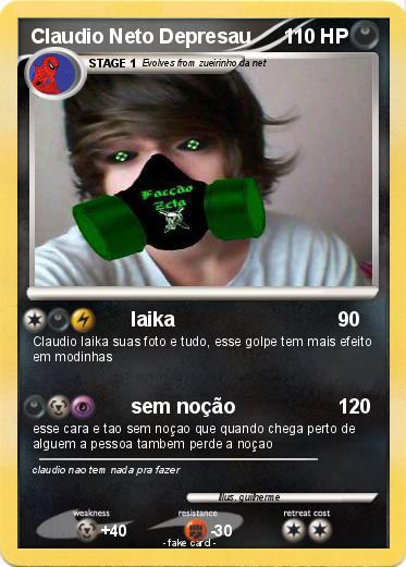 Pokemon Claudio Neto Depresau