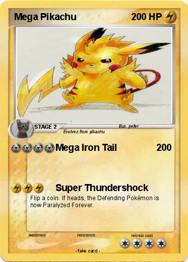 Pokemon Mega Pikachu