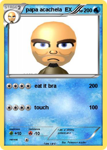 Pokemon papa acachela  EX