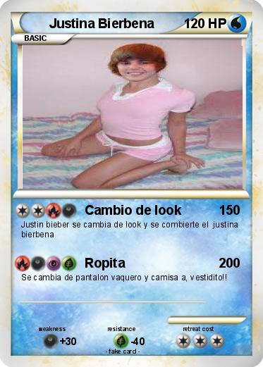 Pokemon Justina Bierbena