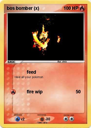 Pokemon bos bomber (x)