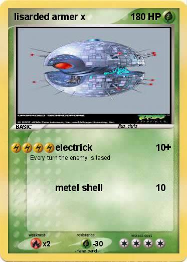 Pokemon lisarded armer x