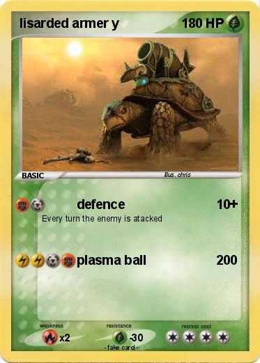 Pokemon lisarded armer y