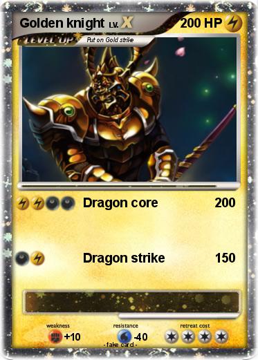 Pokemon Golden knight