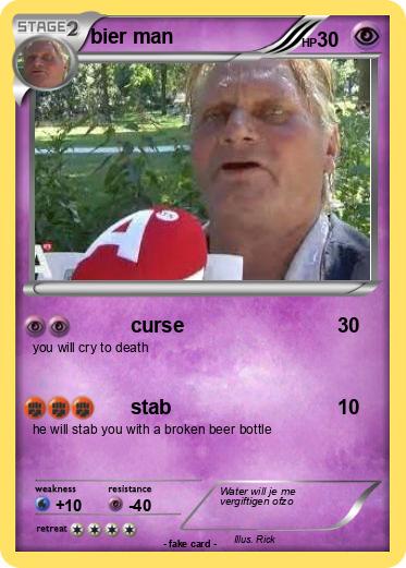 Pokemon bier man