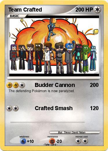 Pokemon Team Crafted