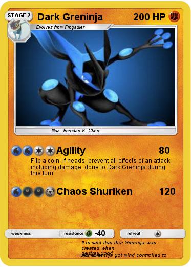 Pokemon Dark Greninja