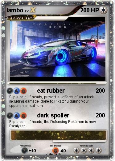 Pokemon lambo