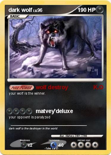 Pokemon dark wolf