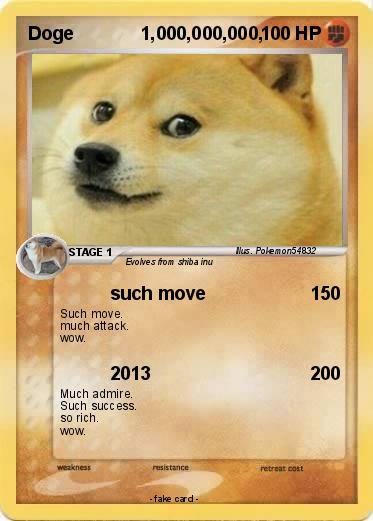 Pokemon Doge             1,000,000,000,