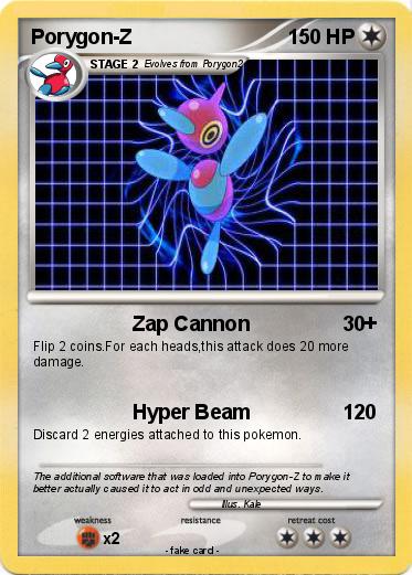 Pokemon Porygon-Z