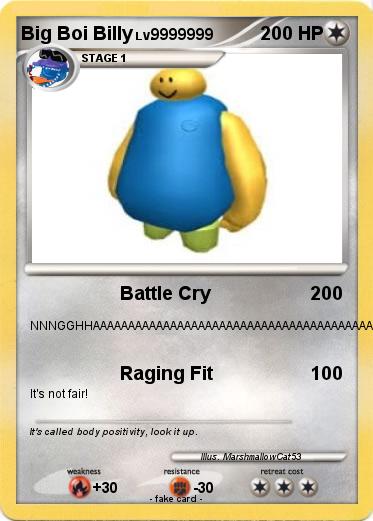 Pokemon Big Boi Billy