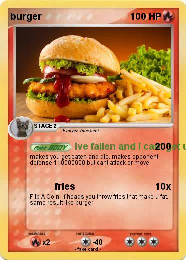 Pokemon burger