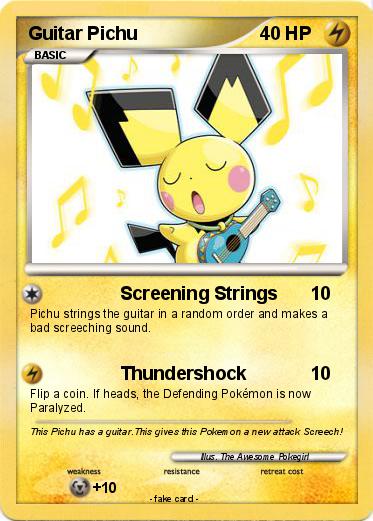 Pokemon Guitar Pichu