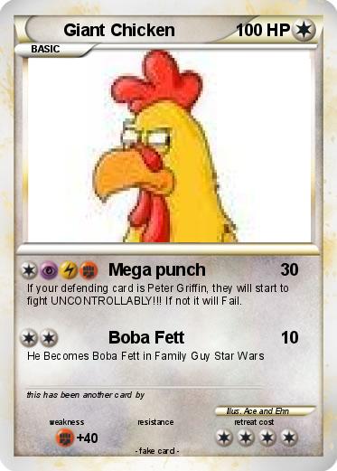 Pokemon Giant Chicken
