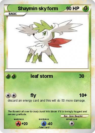 Pokemon Shaymin sky form