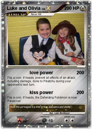 Pokemon Luke and Olivia