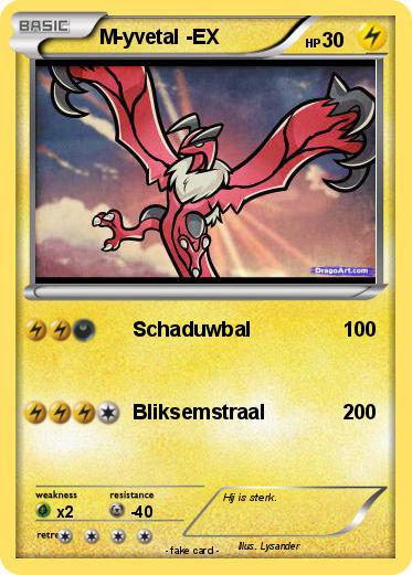 Pokemon M-yvetal -EX