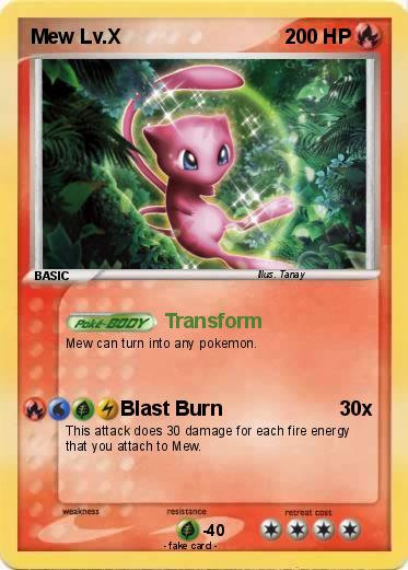 Pokemon Mew Lv.X