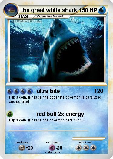 Pokemon the great white shark