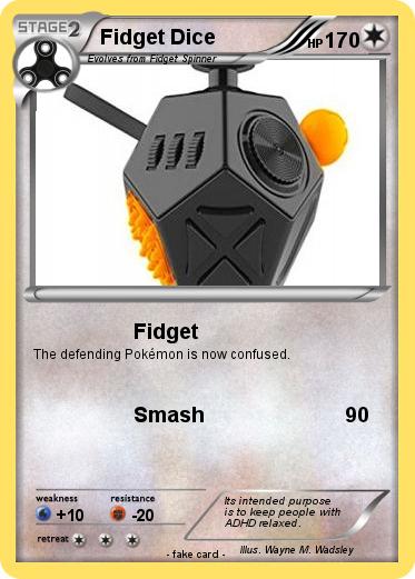 Pokemon Fidget Dice