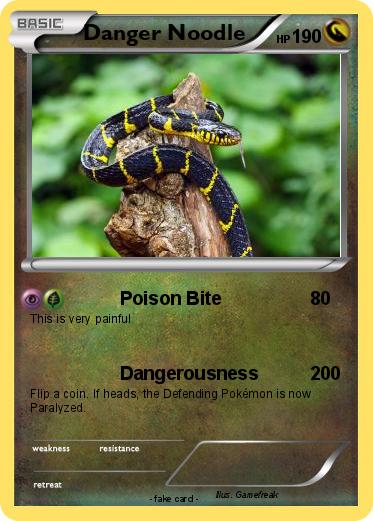 Pokemon Danger Noodle