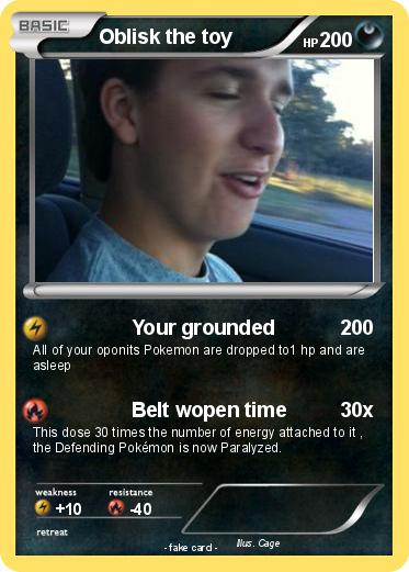 Pokemon Oblisk the toy