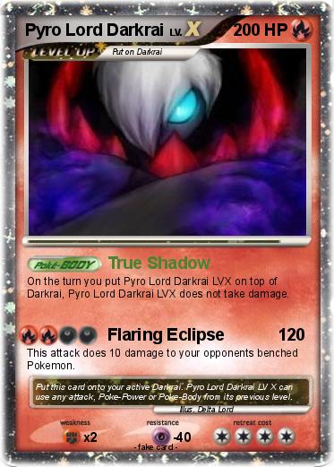 Pokemon Pyro Lord Darkrai