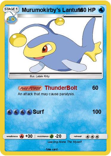 Pokemon Murumokirby's Lanturn