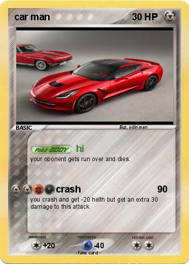 Pokemon car man