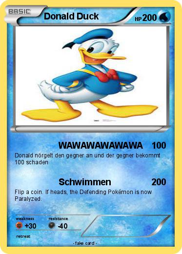 Pokemon Donald Duck
