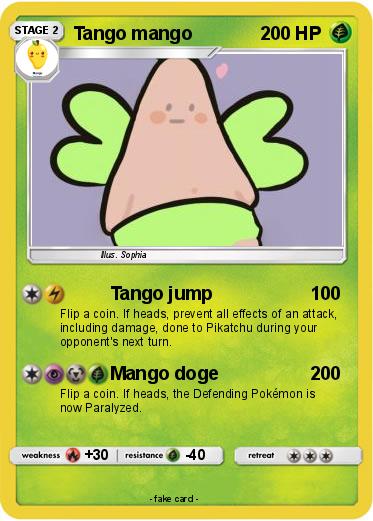 Pokemon Tango mango