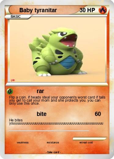 Pokemon Baby tyranitar