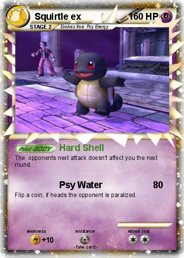 Pokemon Squirtle ex