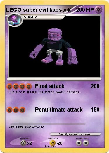 Pokemon LEGO super evil kaos