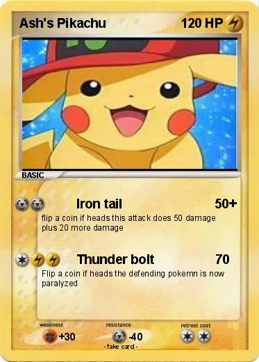 Pokemon Ash's Pikachu