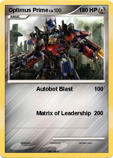 Pokemon Optimus Prime