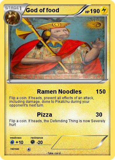 Pokemon God of food