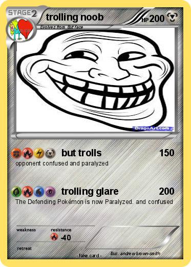 Pokemon trolling noob
