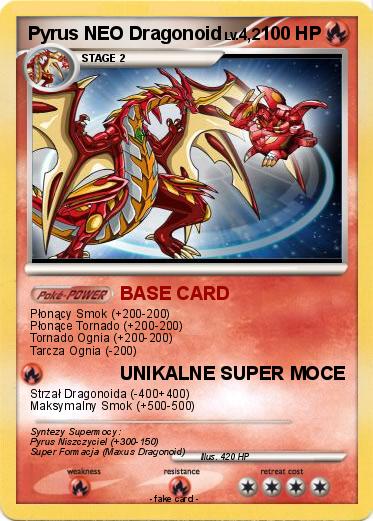 Pokemon Pyrus NEO Dragonoid