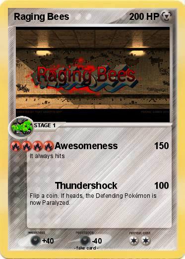 Pokemon Raging Bees
