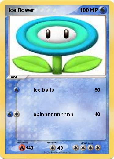 Pokemon Ice flower