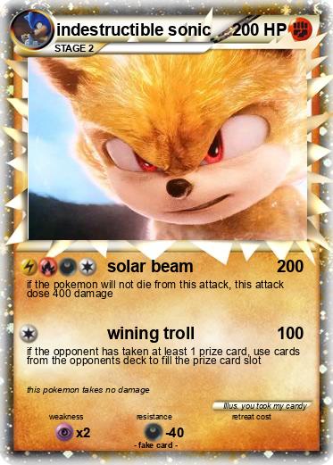 Pokemon indestructible sonic