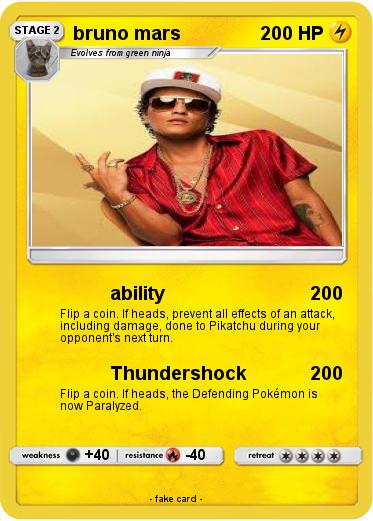 Pokemon bruno mars
