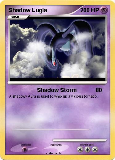Pokemon Shadow Lugia