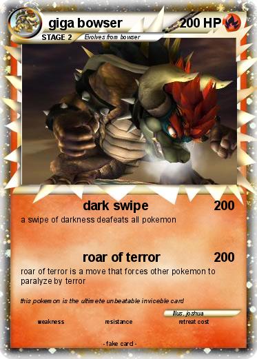 Pokemon giga bowser