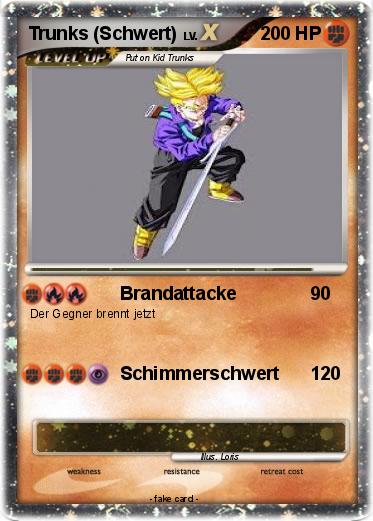 Pokemon Trunks (Schwert)