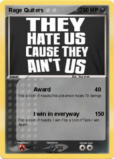 Pokemon Rage Quiters