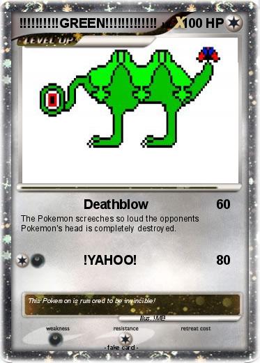 Pokemon !!!!!!!!!!GREEN!!!!!!!!!!!!!