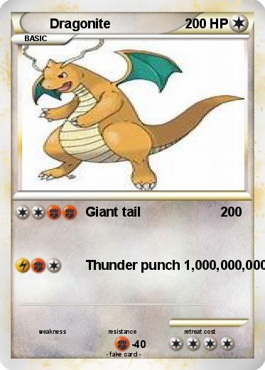 Pokemon Dragonite